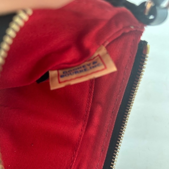 Dooney & Bourke EUC Denim Signature Print Wristlet - Picture 4 of 7